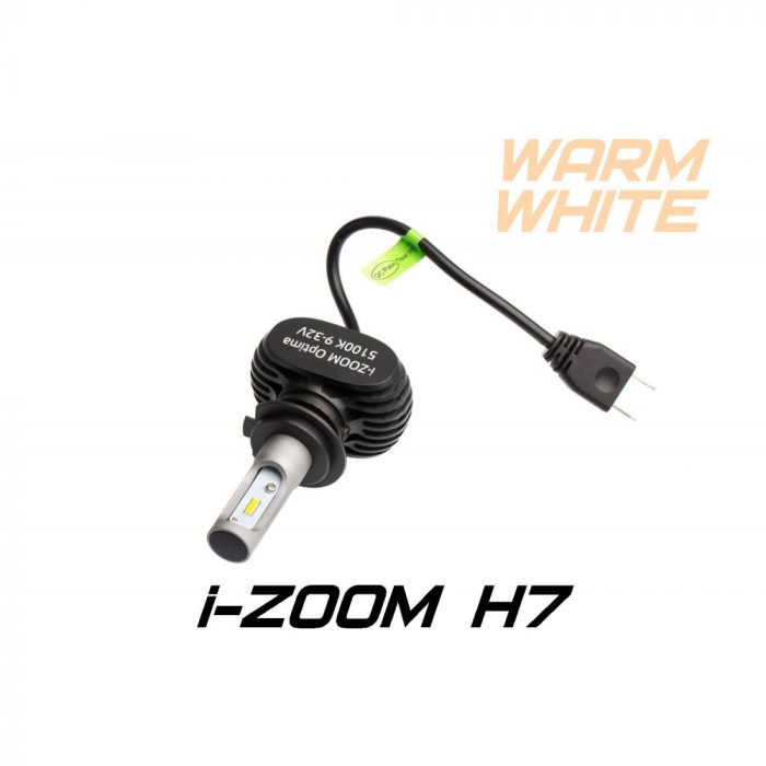 H7 Optima LED i-ZOOM, Seoul-CSP, Warm White, 9-32V