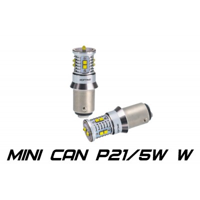 Светодиодная лампа Optima Premium P21/5W MINI CREE-XBD CAN 50W 5100K 12-24V (белая)