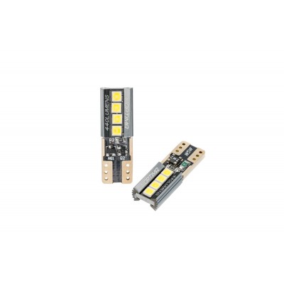 Светодиодная лампа Optima Premium W5W (T10) LG CHIP CAN 440Lm, 5000K,
