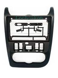 Рамка для Renault Logan 1 2010 - 2015 Sandero Lada Largus Dacia 2012-2020 (Черная)