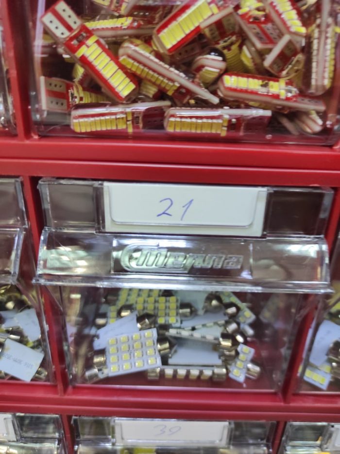 Диоды C5W керамика 16 SMD бел 42мм