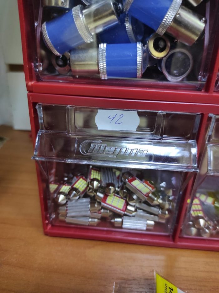 Диоды C5Wс радиатором обманка 12SMD бел 39 мм