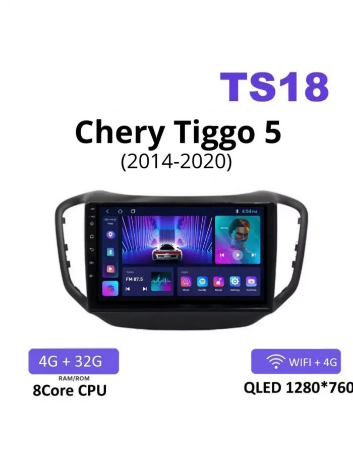 Магнитола TS18 PRO Chery Tiggo 5 2014 - 2020 4/32GB