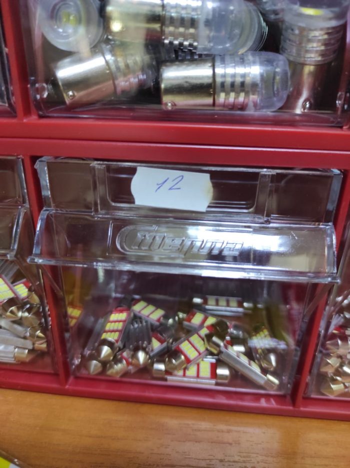 Диоды C5Wс радиатором обманка 12SMD бел 41мм