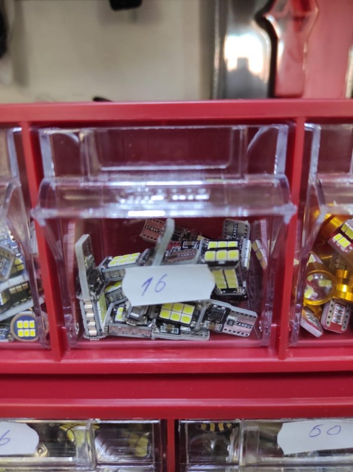 Диоды W5W линза 45SMD бел