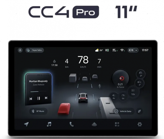 Магнитола Teyes CC4 PRO 11 дюймов 8+128 Gb